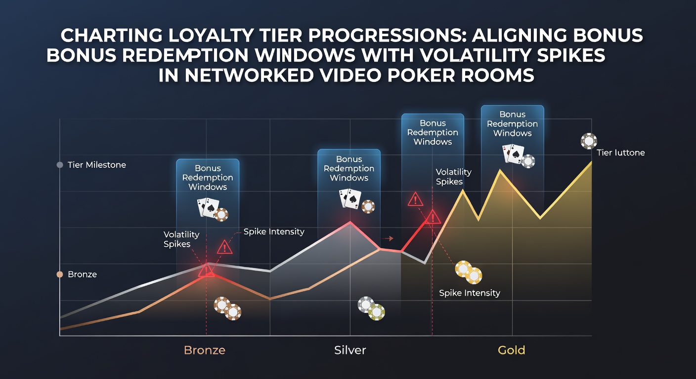 Diagramm zeigt Loyalitätsstufen-Progressionen und Volatilitätsspitzen in vernetzten Video-Poker-Netzwerken