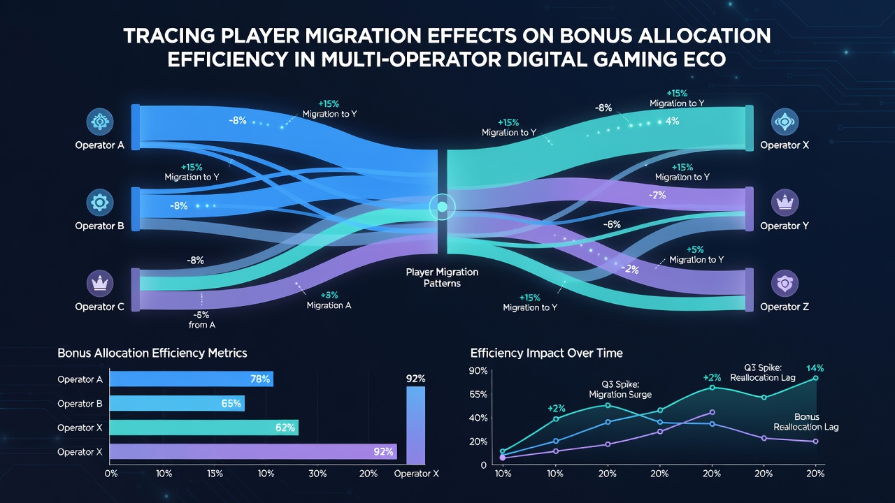 Diagramme zur Analyse von Allokationseffizienz bei Spielermigration